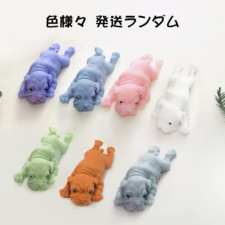 スクイーズ fidget toy ストレス解消 グッズ 犬 握る 殴るかわいい おもちゃ シリカゲル製 低反発 おもしろ 子ども 暇つぶし ひまつぶしグッズ大人 癒しグッズプレゼント ランダム出荷 (1PCS 大きな犬)