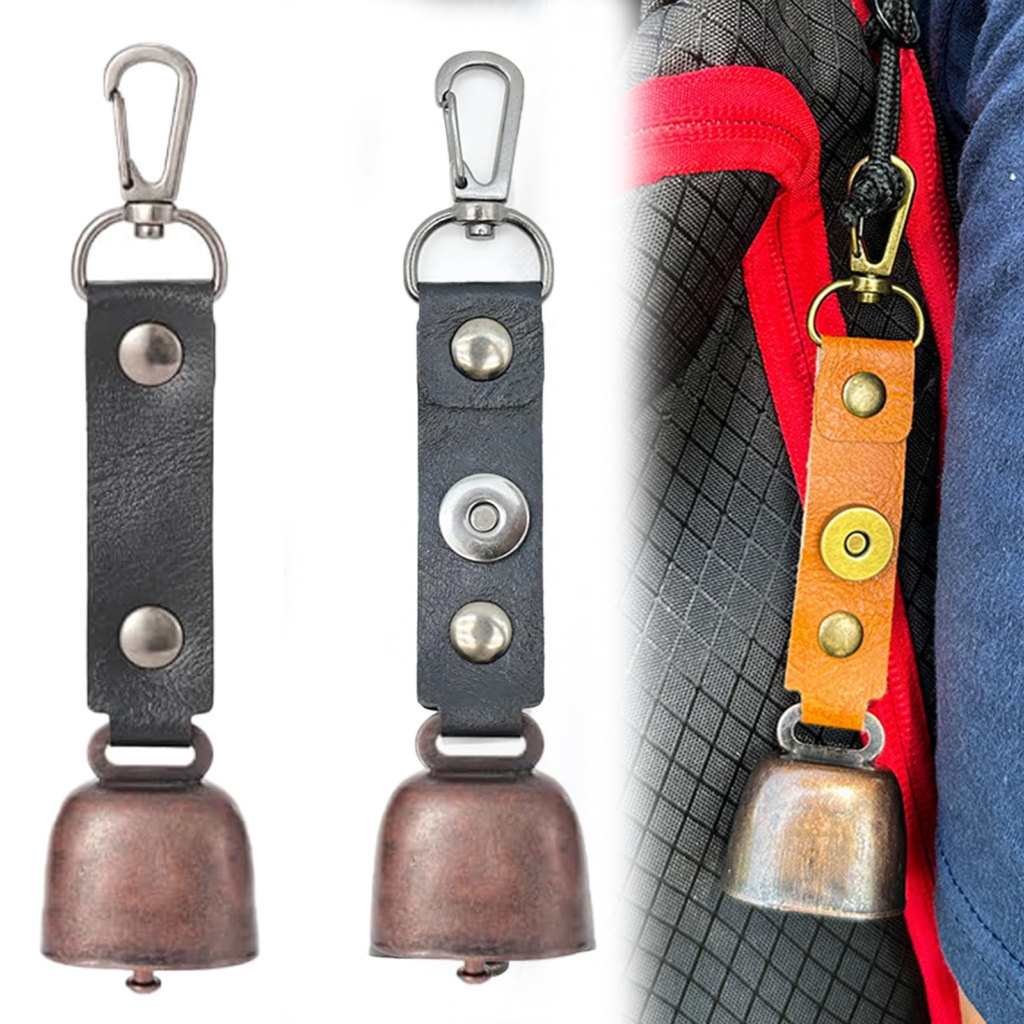 [Smato] 熊鈴 熊よけ鈴 3個セット ペンダント型 消音機能付き マグネット式 大音量 熊よけベル 登山用 キャンプ用