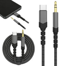 【Smato】タイプc イヤホンジャック変換 Type-C全機種対応 DAC搭載 24bit/96KHz対応 通話/音量調節/音楽再生 高耐久ナイロンケーブル 3,000回の折り曲げ試験をクリア iPhone16/15シリーズ・iPad・Android・Mac