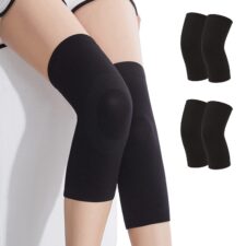 膝サポーター 保温 4枚セット 膝ウォーマー 冷え対策 薄手 締め付けない 柔らかい 肌にやさしい 2組セット 男女兼用