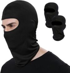 フェイスマスク メンズ 目出し帽 ２点セット 秋冬用 人気 バラクラバ 目だし帽 UVカット 防寒 防風 花粉症 対策 自転車