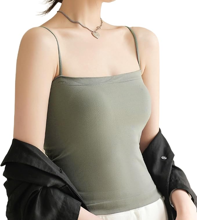 ブラトップ キャミソール カップ付き カップ付きキャミソール インナー レディース アンダーフリー トップス さわやか生地 吸汗 肌優しい 夏 春 フィット感 フリーサイズ