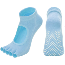 [Smato] ヨガソックス 5本指 指なし 滑り止め グリップ力 足を守る 冷え対策 伸縮性 吸汗 速乾