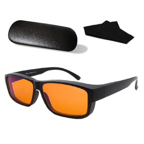 [Smato] ブルーライトカットメガネ 度なし ハードケース付き uvカット ゲーミングメガネ 99%遮断 調光 夜間プレイ最適化 眼の疲れ防止 睡眠の質を高める スマホ pc パソコン用 ゲーム用 小学生 大きいサイズ 軽量 メンズ レディース