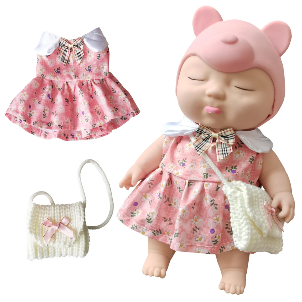 アグリーベイビーズ 服 ビッグ big スクイーズ 赤ちゃん 可愛い アウトドア 玩具 ストレス解消 発散 人形 おもちゃ (スカート+バッグ)