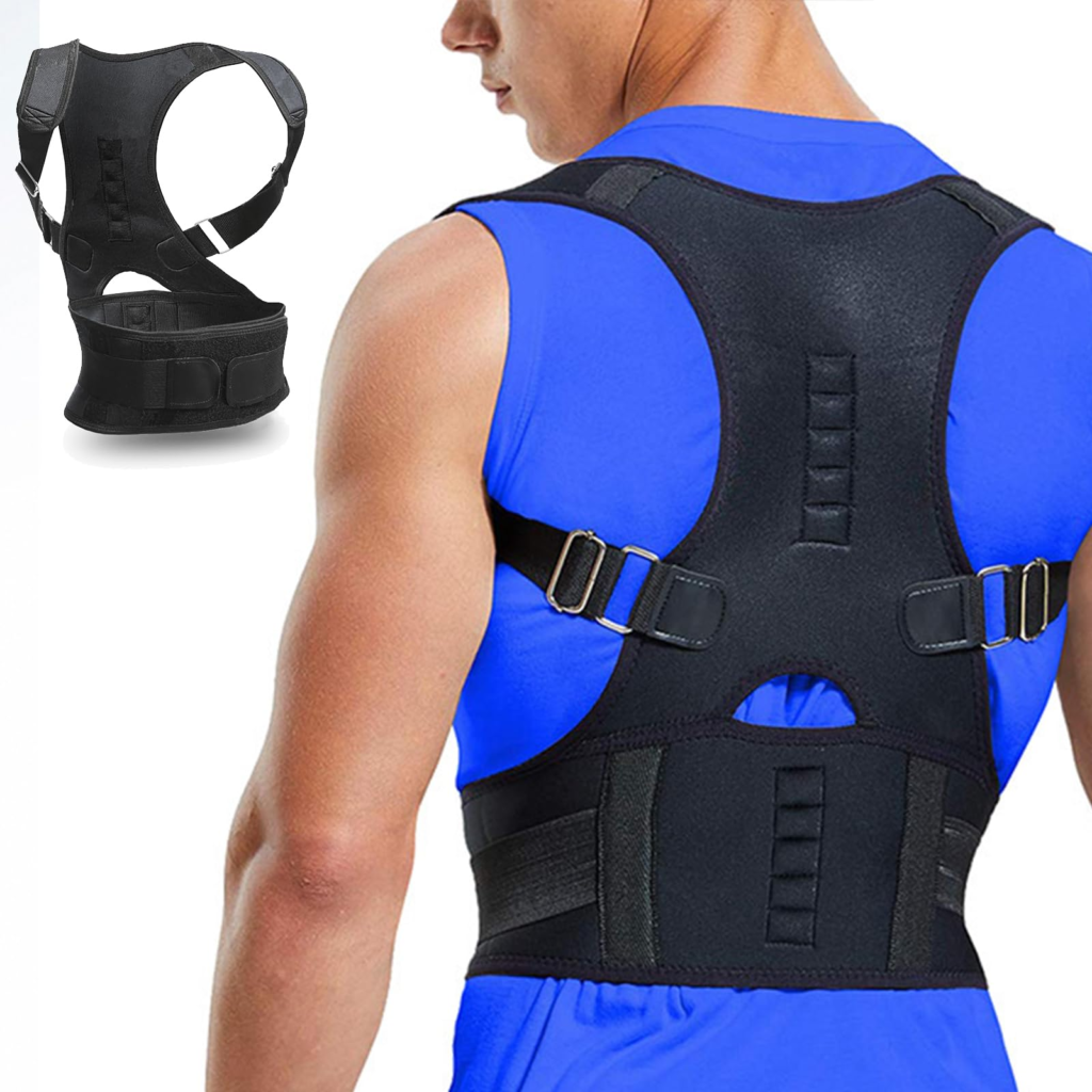 Smato 姿勢 ベルト 猫背ベルト 背筋 背中 姿勢サポーター 目立たない コルセット付き 磁石 運転用 高齢者 男性用 女性用 大きいサイズ メンズ レディース