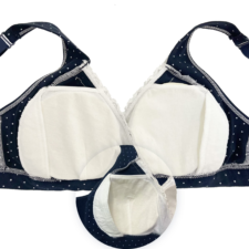 [Smato] 授乳ブラ マタニティブラ 背中見せ 前開きタイプ レース 大きいサイズ パッド取り外し可能 コットン バストケア 延長ホック3段 産前産後兼用