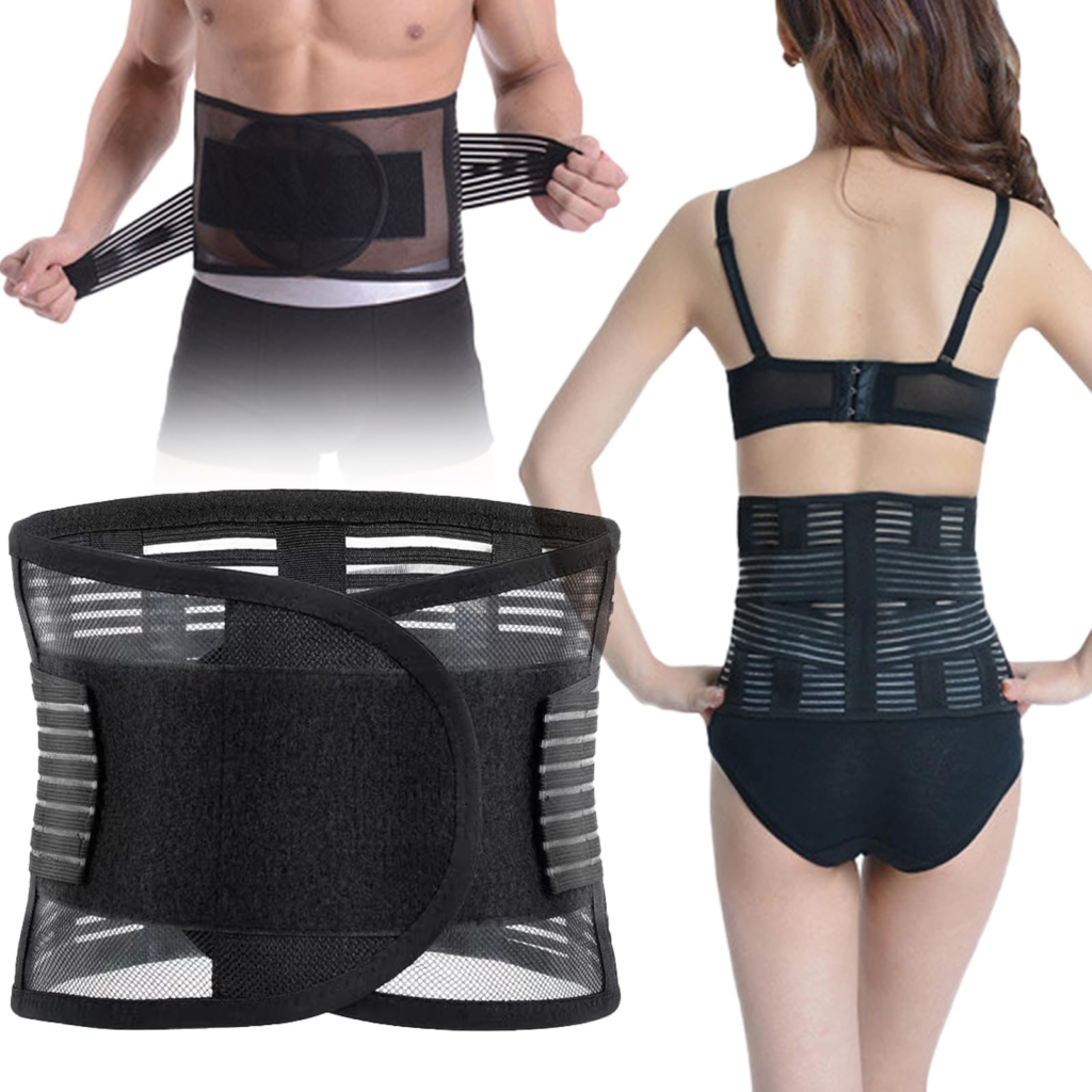 Smato 腰用 サポートベルト 腰 サポーター コルセット スポーティア 女性用 メッシュ ボーン内蔵 通気性 男女兼用