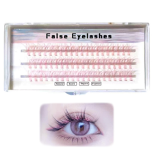 Smato つけまつげ 部分用 つけまつ毛 下まつげ まつ毛 マツエク カラー 長さ12mm 極細 60束 初心者 目尻 ナチュラル 大量 束感 コスプレ 舞台用