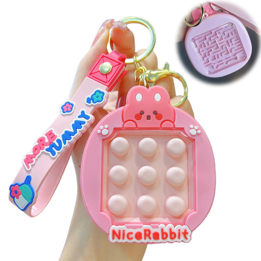 プッシュポップ キーホルダー チャーム 可愛いペンダント ポップイット おもちゃ ストレス解消