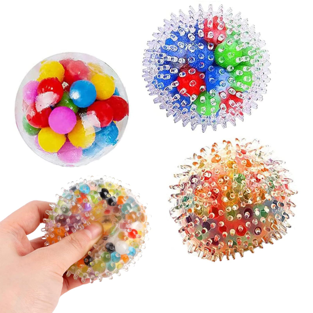 スクイーズボール 【3点セット】 グレープボール スクイーズ玩具 ストレスリリーフウォータービーズ 減圧グッズ ストレス解消 グッズ 握る 無限 知育おもちゃ 投げる 子供 大人兼用 集中力向上 洗える 無害