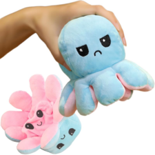 ぬいぐるみ タコ 両面 リバーシブル タコのぬいぐるみ 裏返したタコ人形 reversible 両面フリップ人形 知育 人気 減圧おもちゃ 猫 パンダ イヌ 小さい かわいい 可愛い プレゼント ギフト ふわふわぬいぐるみ 暇つぶし 子供 大人 プレゼント お祝い お誕生日 怒る顔も笑い顔も 面白い