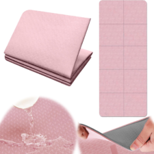 ヨガマット 折りたたみ 6mm 幅広 183cm 61cm TPEリング保護素材 滑り止め 折り畳み バンド エクササイズマット 持ち運び 厚め 広め コンパクト 大きめ 収納簡単