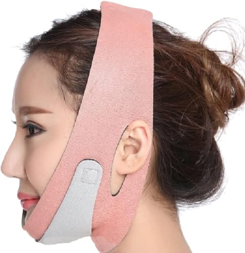 Smato アップグレードモデル小顔補正ベルト、快適な加圧マスク、科学的小顔補正、強力リフトアップ小顔ベルト、就寝専用、目立たない小顔コルセット、肌に優しいフェイスマスク、安定した顎サポーター、ほうれい線をしっかり改善、細かなシワを穏やかに薄く、全方位的にシェイプアップ