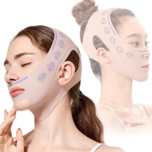 Smato アップグレード小顔補正ベルト、加圧マスク、科学補正・強力リフトアップ、就寝用、目立たないコルセット、肌に優しいマスク、顎サポート、ほうれい線改善、シワ薄く、全方位シェイプアップ豊齢線 解消 シェイプアップ