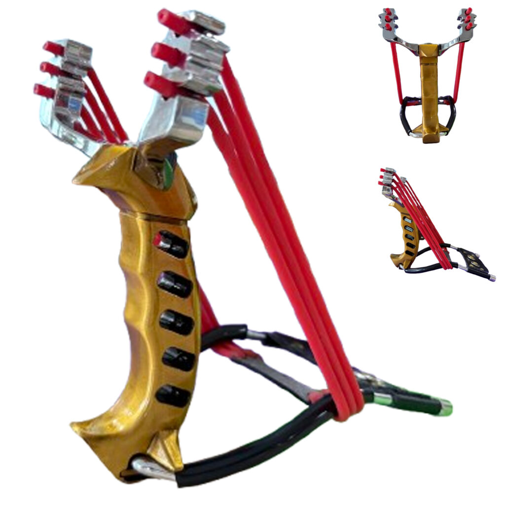 Smato トレーニングツール 競技用機器 アウトドア ゲーム リハビリ器具 スリングショット ラバーバンド付き バンドブラケット付き リハビリ器具 カタパルト用 軽量 携帯型 握る器具 鳥獣被害対策 実用なタイプ (安定) 大人向け屋外スポーツゲーム兼用カタパルト くまよけ道具 熊対策グッズ