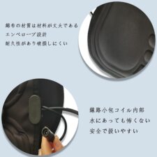 Smato シートマッサージャー 3モード切替 振動式 (全身 背中 腰 肩 もも) 軽量1.4 kg オフィス 在宅ワーク 車 ヒーター機能搭載 (ブラック C01)